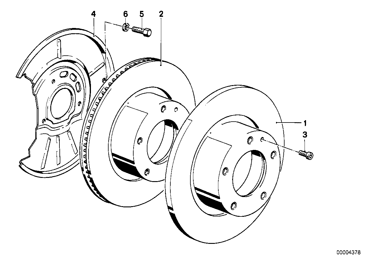 Genuine BMW 34112483484 Brake Disc Right 315X28 DR. ONS (Inc. E36 M3) | ML Performance EU EU Car Parts