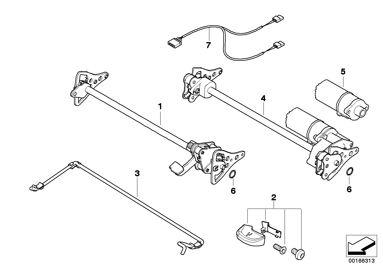 Genuine BMW 52108240051 E46 E53 E83 Left Seat Angle Adjustment (Inc. M3 & X3) | ML Performance EU EU Car Parts