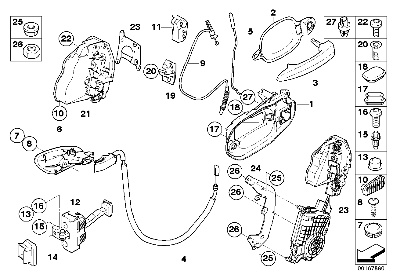 Genuine BMW 51217062735 E63 E64 Adaptor Left (Inc. 635d, 630i & M6) | ML Performance EU EU Car Parts