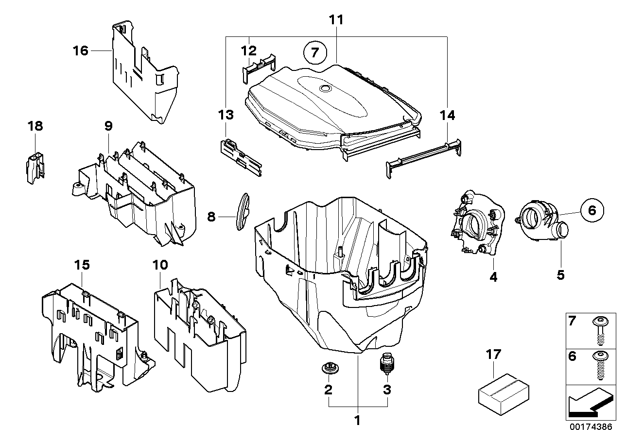 Genuine BMW 12907544577 E82 E93 E90 Cover Electronic-Box (Inc. X1 20d ed, 320d ed & 320i) | ML Performance EU EU Car Parts
