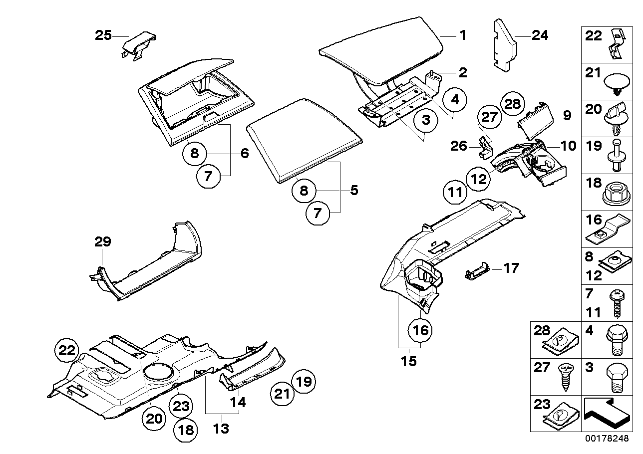 Genuine BMW 51453413299 E83 Passenger's Footwell Trim Panel BASALTGRAU (Inc. X3) | ML Performance EU EU Car Parts
