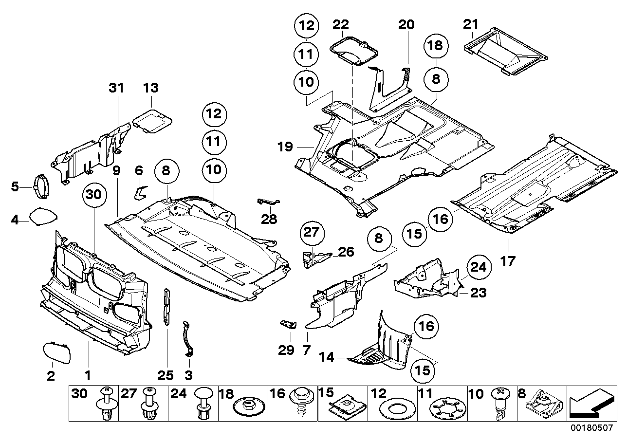 Genuine BMW 51718195646 E39 Underfloor Coating (Inc. 520i, 530i & 523i) | ML Performance EU EU Car Parts