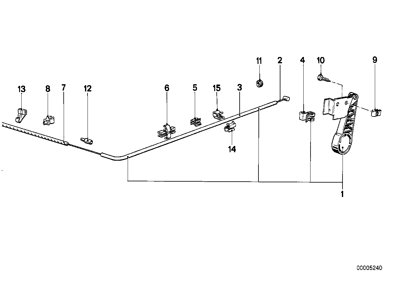 Genuine BMW 63121368529 E28 Holder (Inc. 525e, 518i & 533i) | ML Performance EU Car Parts