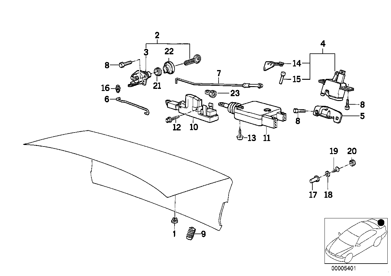 Genuine BMW 51241946130 E34 Connection Rod (Inc. 524td, 535i & 525ix) | ML Performance EU EU Car Parts