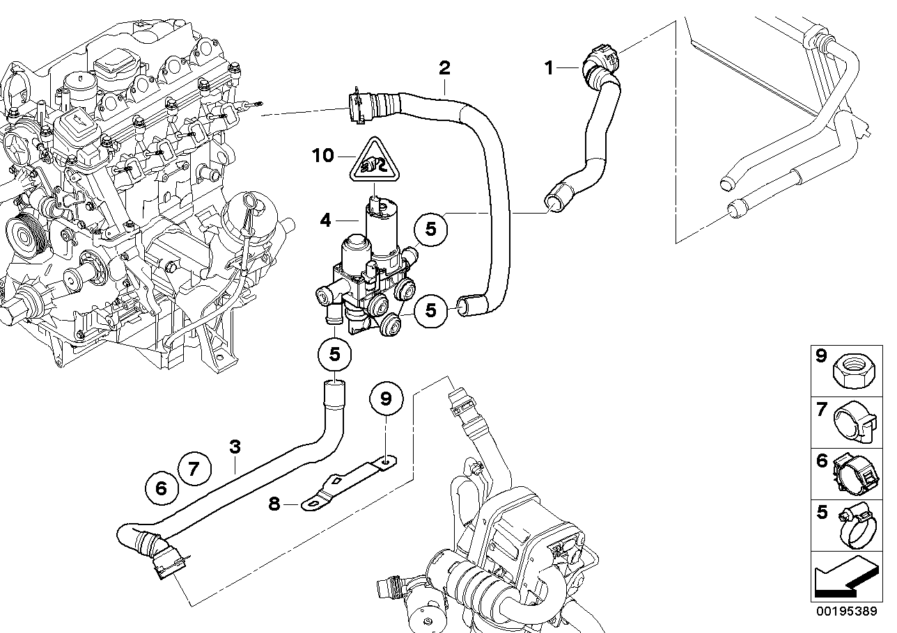 Genuine BMW 64126951814 E90 E92 Changeover Valve (Inc. 320d, 330xd & 330d) | ML Performance EU EU Car Parts