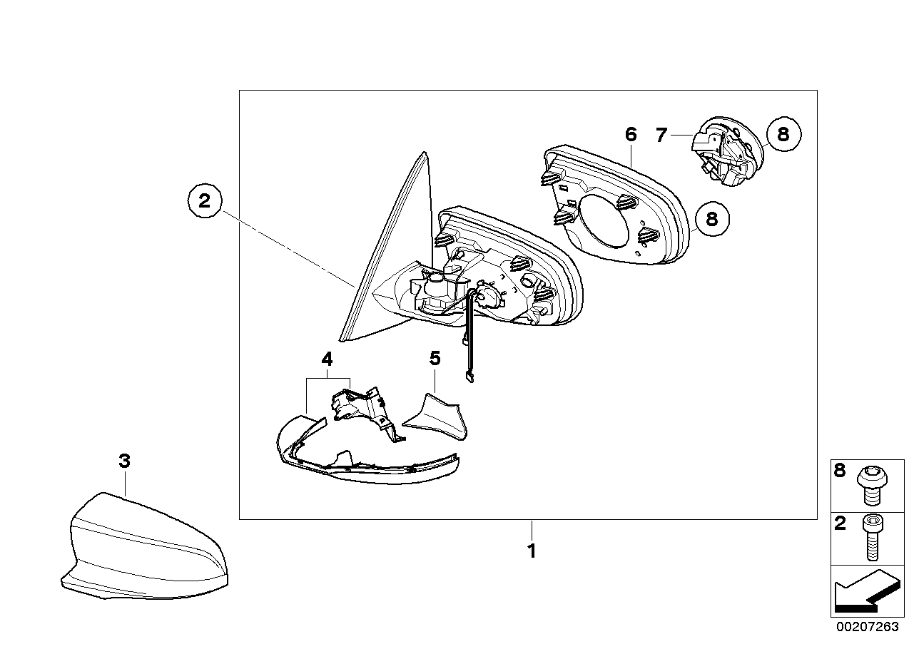 Genuine BMW 51167233054 E70 E71 Cover, Detent Mechanism, Right (Inc. X5 M & X6 M) | ML Performance EU EU Car Parts