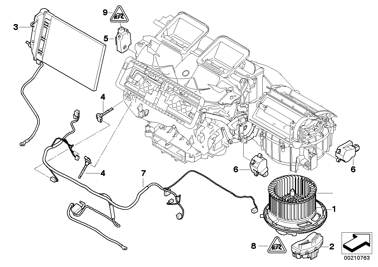 Genuine BMW 64119194595 E81 F26 E92 Auxiliary Heater (Inc. 325d, X3 28dX & 330d) | ML Performance EU EU Car Parts