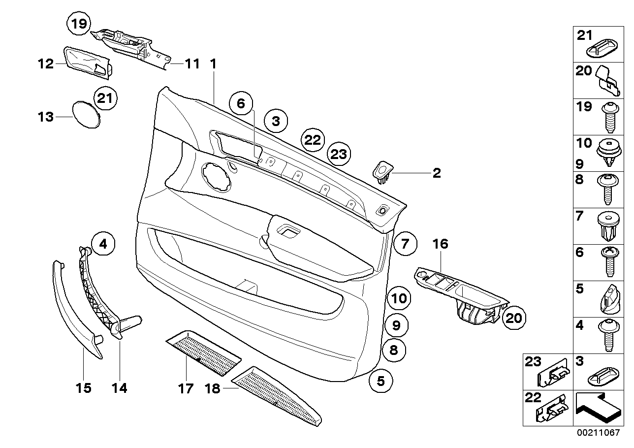 Genuine BMW 51419147674 E71 E72 TriCover, Pull Strap, Right SCHWARZ (Inc. Hybrid X6 & X6) | ML Performance EU EU Car Parts