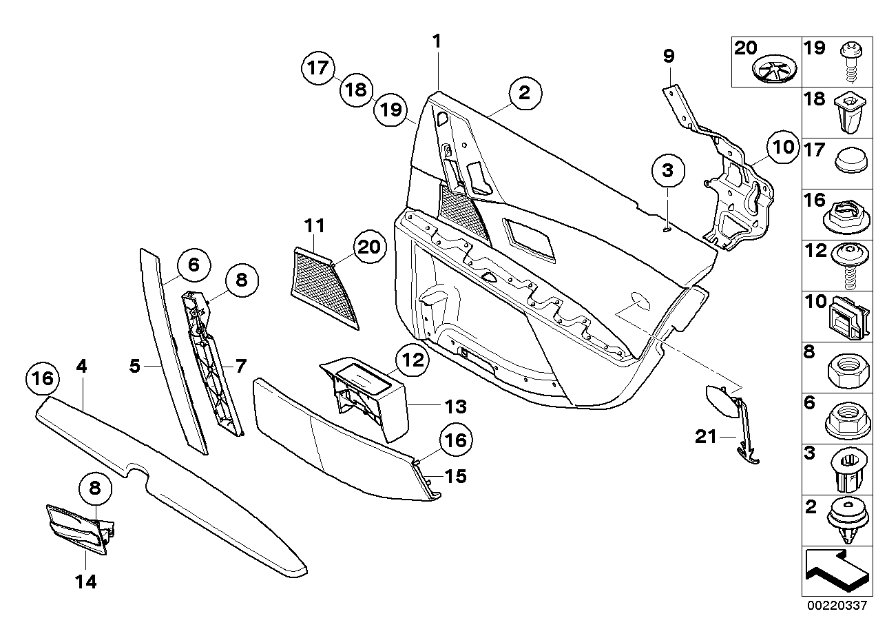Genuine BMW 51427078887 E60 E61 Door Lining Leather Rear Left AMETHYST (Inc. 540i, 523i & 525xi) | ML Performance EU EU Car Parts