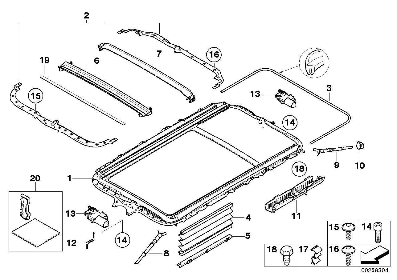 Genuine BMW 54137127569 F15 E61 Rubber Boot Strip (Inc. X5) | ML Performance EU EU Car Parts