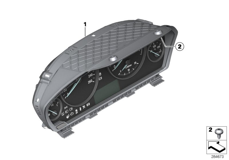 Genuine BMW 62108718270 Instrument Cluster KMH (Inc. 420dX, 430iX & 330d) | ML Performance EU EU Car Parts