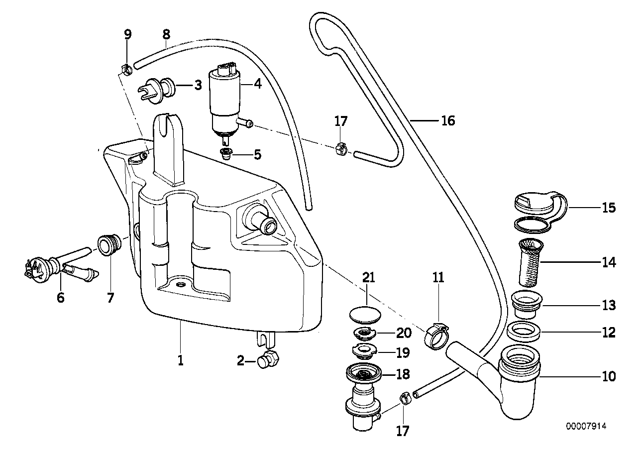 Genuine BMW 61681386662 Hose Clamp D=24mm (Inc. 540i, 530i & 518g) | ML Performance EU EU Car Parts