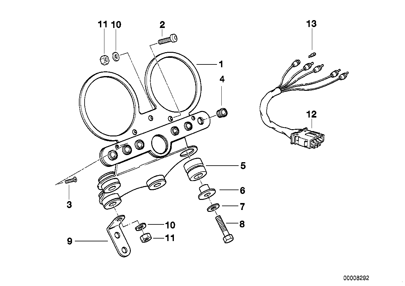 Genuine BMW 62211244817 80 Control Light Socket Set (Inc. & R 100 R) | ML Performance EU Car Parts