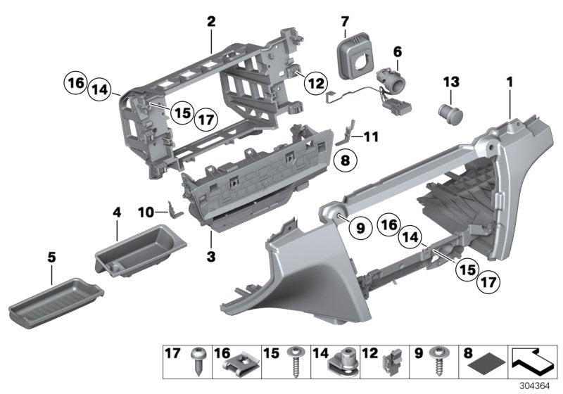Genuine BMW 51459112139 Instrument Carrier, Instrument Panel (Inc. 730dX, 740dX & Alpina B7LX) | ML Performance EU EU Car Parts
