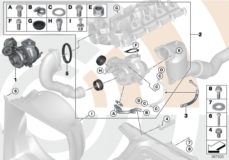 Genuine BMW 11657794144 E46 E83 Exch. Turbo Charger (Inc. 320td, 320Cd & X3 2.0d) | ML Performance EU EU Car Parts
