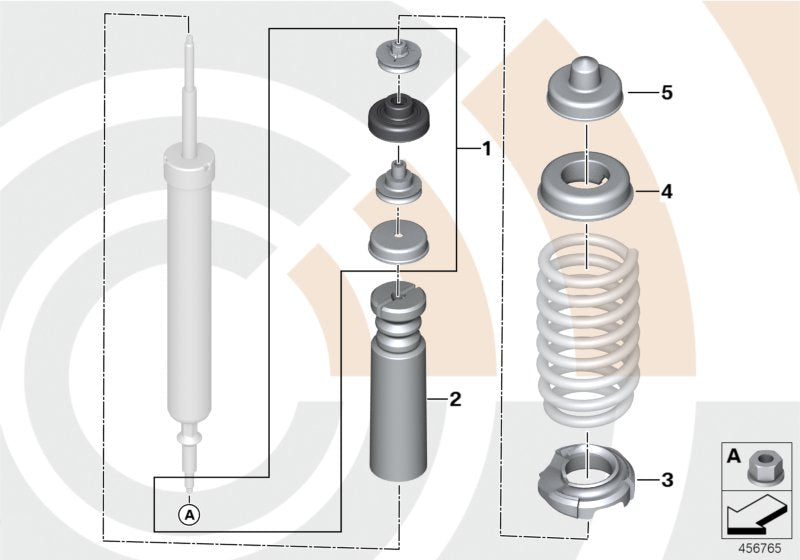 Genuine BMW 33522409705 E84 Repair Kit For Support Bearing VALUE LINE (Inc. X1) | ML Performance EU EU Car Parts