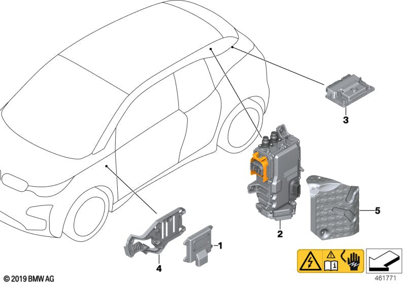 Genuine BMW 12389456560 Base Control Unit Edme 120AH (Inc. i3s 120Ah, i3 120Ah Rex & i3 120Ah) | ML Performance EU EU Car Parts