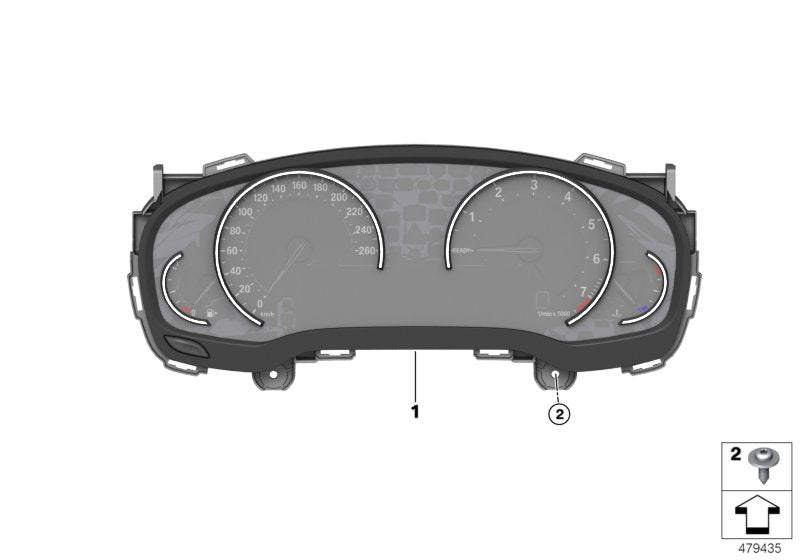 Genuine BMW 62109439968 G20 G21 Instrument Cluster KM/H (Inc. 330i, 320i & M340iX) | ML Performance EU EU Car Parts