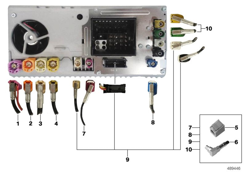 Genuine BMW 61116805943 Hsd Line Hu - Usb/Aux (Inc. X5) | ML Performance EU EU Car Parts