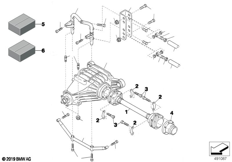 Genuine BMW 33412484793 Drive Flange VI-107 '95 (Inc. E36 320i) | ML Performance EU EU Car Parts