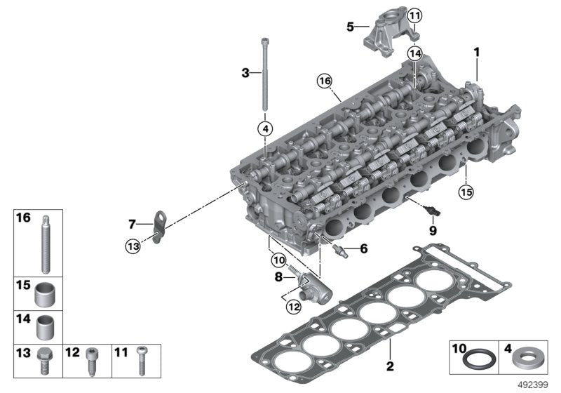 Genuine BMW 11127934584 G15 G29 G02 Cylinder Head Gasket 1,11mm (+0,3) (Inc. X5 40iX, 640i & M340iX) | ML Performance EU EU Car Parts