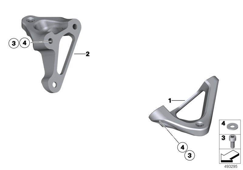 Genuine BMW 22008419933 Engine Suspension LINKS/LH (Inc. M6 GT3) | ML Performance EU EU Car Parts
