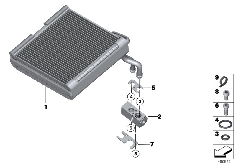 Genuine BMW 64008424555 Clamping EXPANSION VALVE (Inc. M6 GT3) | ML Performance EU EU Car Parts