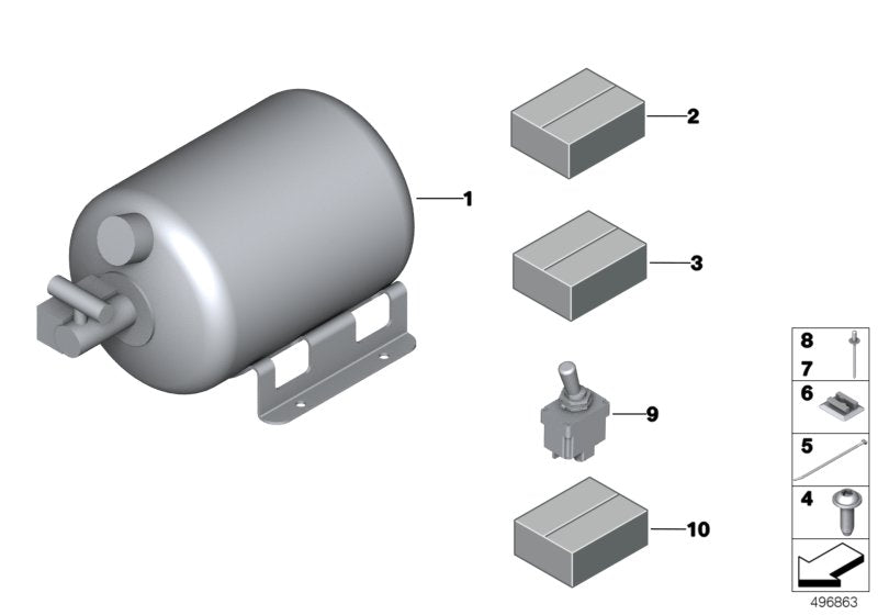 Genuine BMW 65728417737 Cable Harness FIRE EXTINGUISH (Inc. M6 GT3) | ML Performance EU EU Car Parts