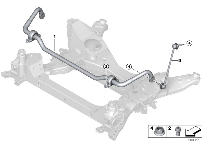 Genuine BMW 33558090203 Rear Swing Support (Inc. X3 M & X4 M) | ML Performance EU EU Car Parts