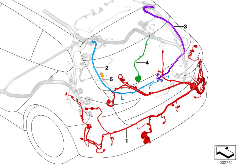 Genuine BMW 61129857061 F40 F44 Grounding Cable, Rear Window (Inc. 118i, M235iX & 218i) | ML Performance EU EU Car Parts