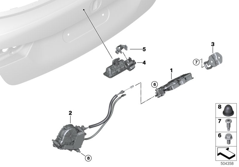 Genuine BMW 07147233975 F40 EWB Fillister-Head Screw M8 (Inc. 318ti, X5 M50dX & 225xe) | ML Performance EU EU Car Parts