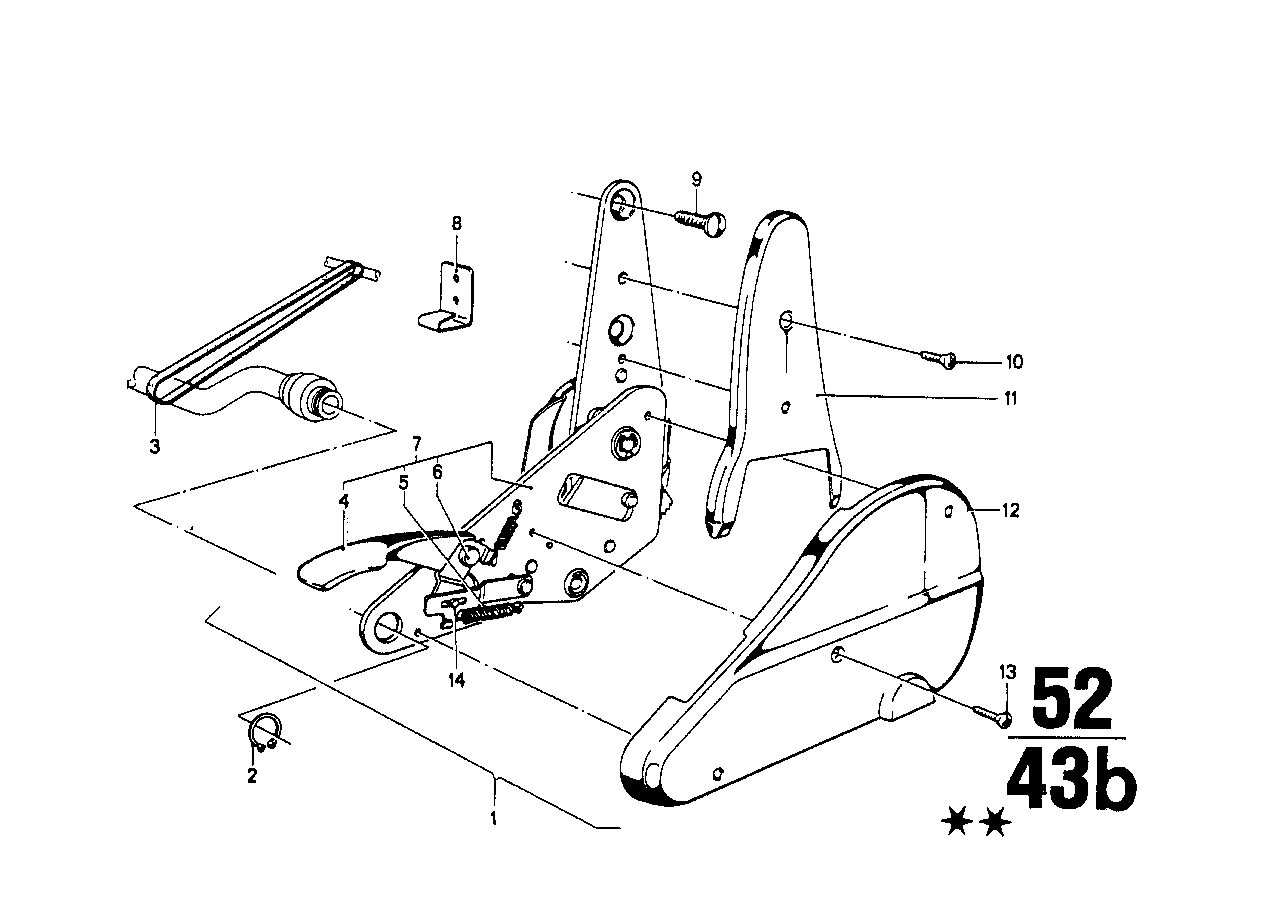 Genuine BMW 52101853353 E23 E28 E12 Covering Upper Left ANTHRAZIT (Inc. 518, 3.3Li & 733i) | ML Performance EU Car Parts