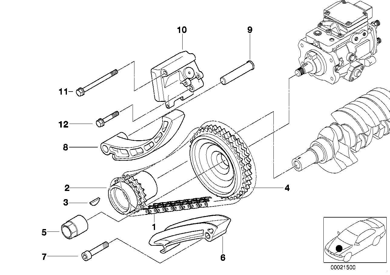Genuine BMW 07119905395 E65 E85 E46 Hex Bolt With Washer M6X70 (Inc. 520d, M3 & Z3 M) | ML Performance EU EU Car Parts
