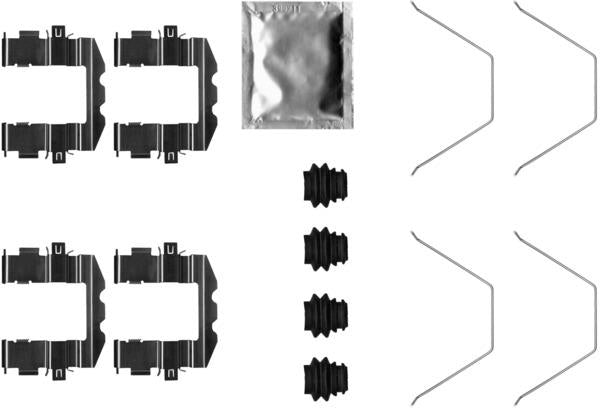 TEXTAR 82543600 Brake Pad Fitting Kit