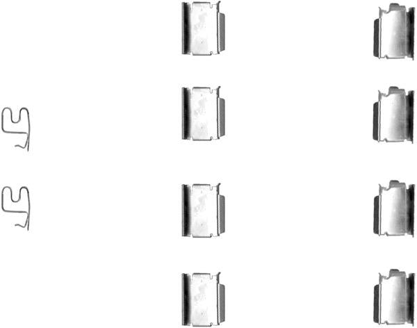 TEXTAR 82060200 Brake Pad Fitting Kit