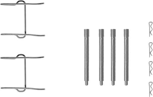 TEXTAR 82039700 Brake Pad Fitting Kit