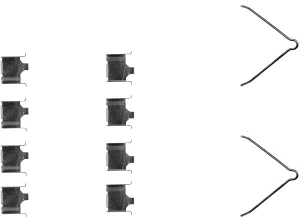 TEXTAR 82051500 Brake Pad Fitting Kit