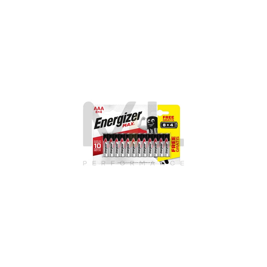ENERGIZER Max Alk AAA BP12 8+4  | ML Performance EU Car Parts