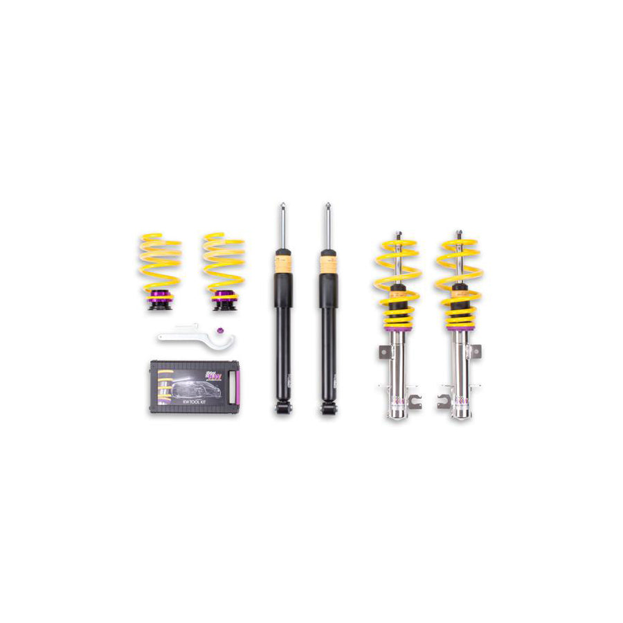 KW 10240016 Fiat Opel Variant 1 Coilover Kit (Grande Punto, Punto, Adam & Corsa) 1  | ML Performance EU Car Parts