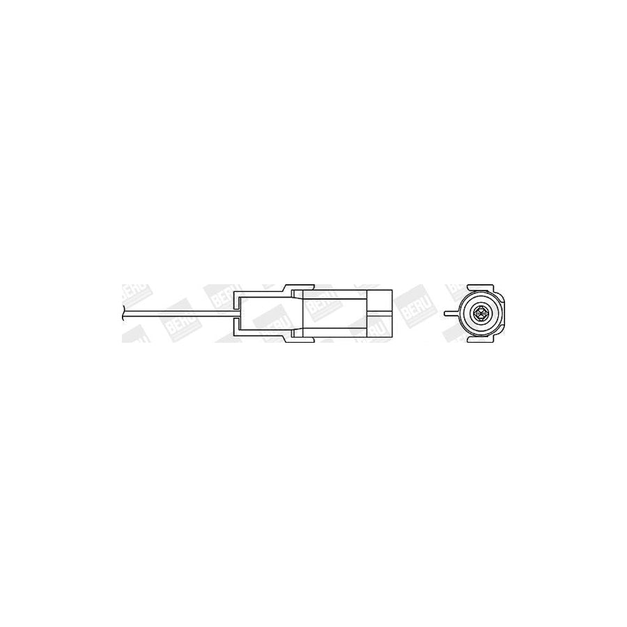 Beru OZU015 Lambda Sensor For Suzuki Swift Ii Hatchback (Ea, Ma)