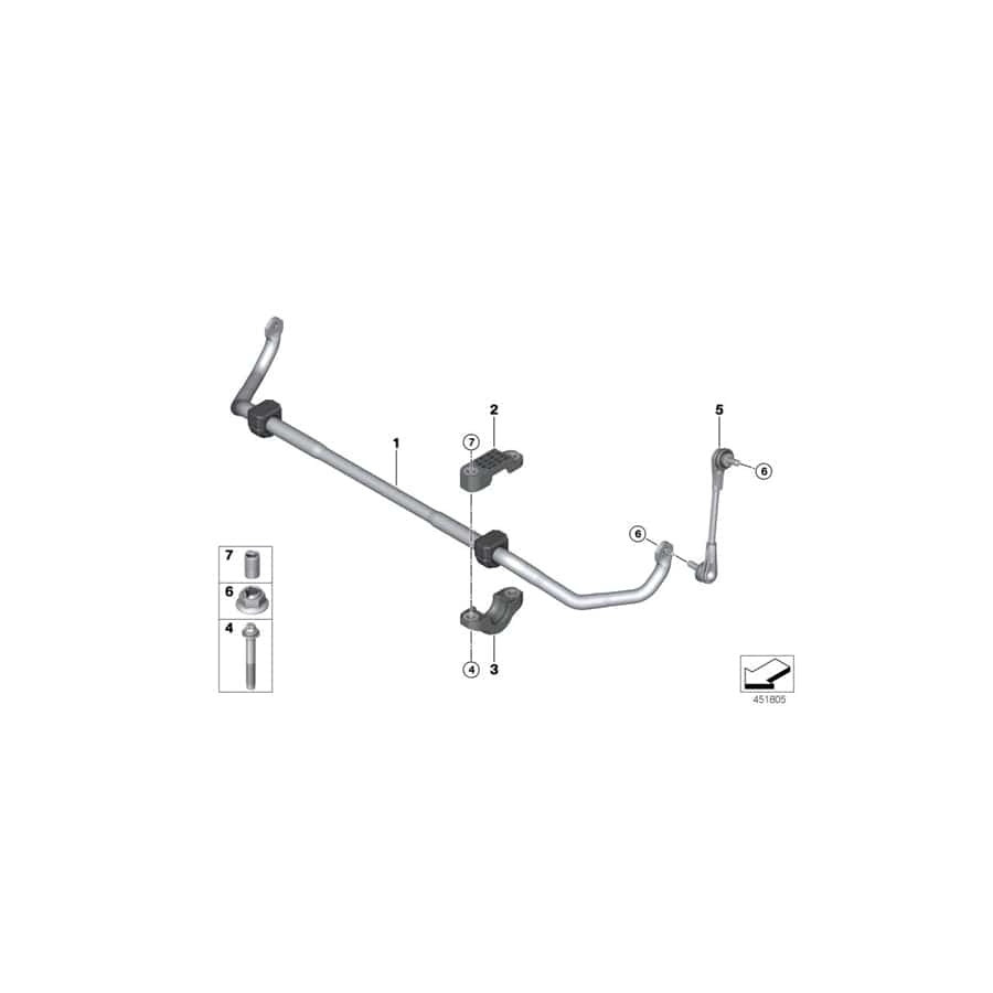 Genuine BMW 07129908628 G15 F91 G14 Torx-Bolt With Washer M12X89 (Inc. 750Li, 840dX & 530e) | ML Performance EU Car Parts