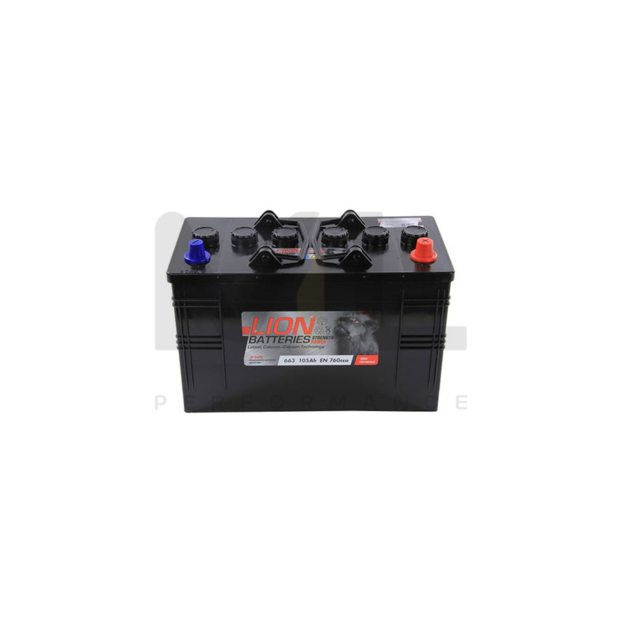Lion Commercial Battery 663 - 2 Year Guarantee | ML Performance EU Car Parts