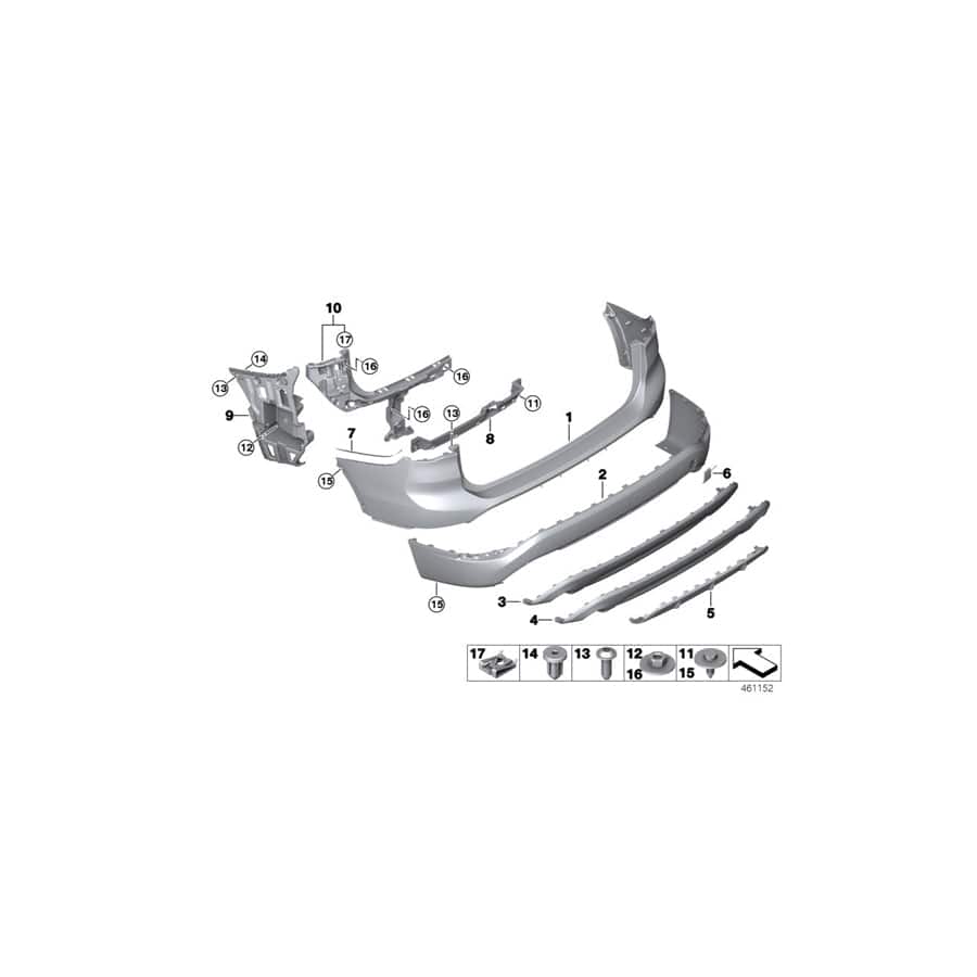 Genuine BMW 51127403389 F48 Abrasion Guard Wrap, Side Frame, Left (Inc. X1 25dX, X1 28iX & X1 20d) | ML Performance EU Car Parts