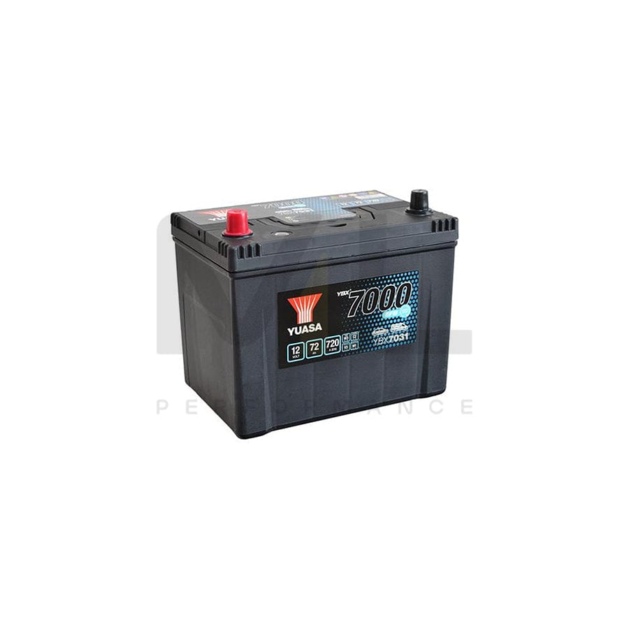 Yuasa YBX7031 12v 72Ah EFB Start Stop Plus Battery | ML Performance EU Car Parts