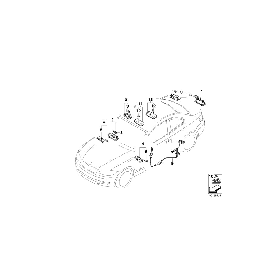 Genuine BMW 63217169186 F04 F03 Bulb T5 12V 2,3W (Inc. 120i) | ML Performance EU Car Parts