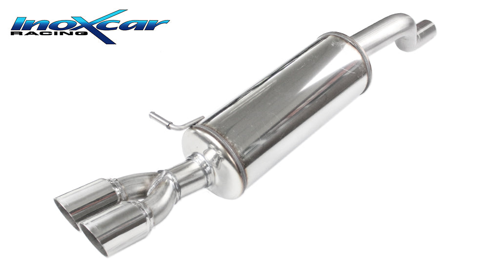 InoXcar AUA1.18.RA Audi A1 GB 40TFSI 2.0T Rear Silencer With End Pipe 2 X Diam. 70 Racing 1 | ML Performance EU Car Parts