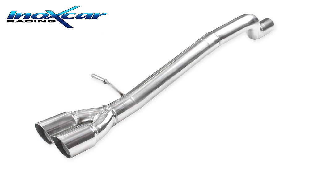 InoXcar AUA1.19.RA Audi A1 GB 40TFSI 2.0T Rear Without Silencer With End Pipe 2 X Diam. 70 Racing 1 | ML Performance EU Car Parts