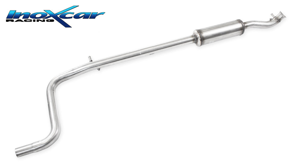 InoXcar TC208S.05 PEUGEOT 208 MK2 1.2 (75cv) Central Pipe With Silencer 1 | ML Performance EU Car Parts
