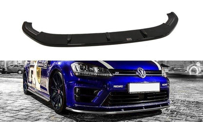Maxton Design VW-GO-7-R-FD1T Front Splitter V.1 Volkswagen Golf R / R-Line MK7 | ML Performance EU Car Parts