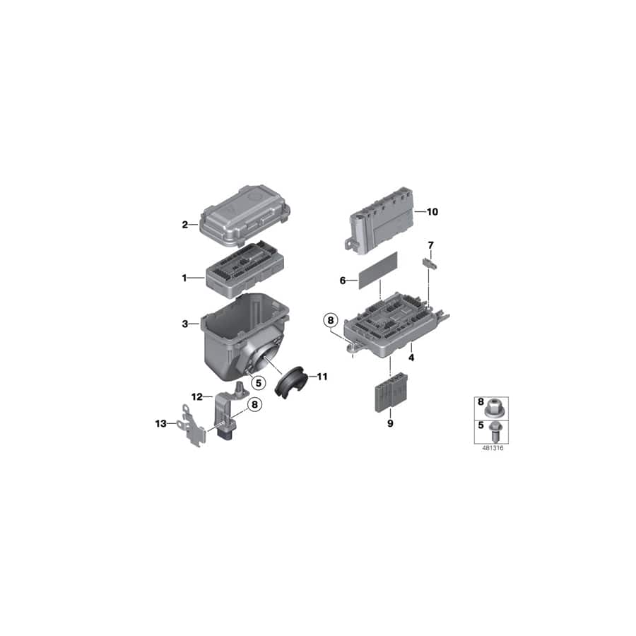 Genuine BMW 61139259269 F23 F22 F31 Cellular Material Pad (Inc. 120dX, 218d & M4 GTS) | ML Performance EU Car Parts